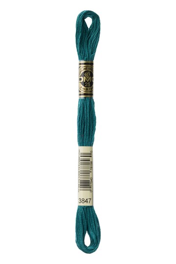 DMC® - 3847 (Chinese Green)-- Six-Strand Embroidery Floss Skein